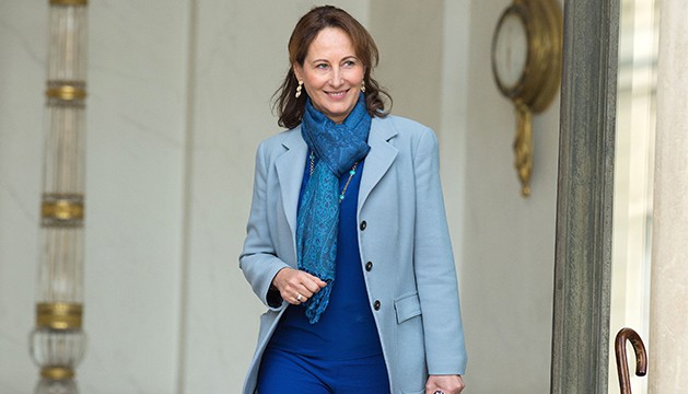 French minister for Ecology, Sustainable Development and Energy Segolene Royal leaves the Elysee Presidential Palace after the weekly cabinet meeting in Paris, FRANCE-21/10/2015 /NIVIERE_059NIV/Credit:NIVIERE/SIPA/1510211514